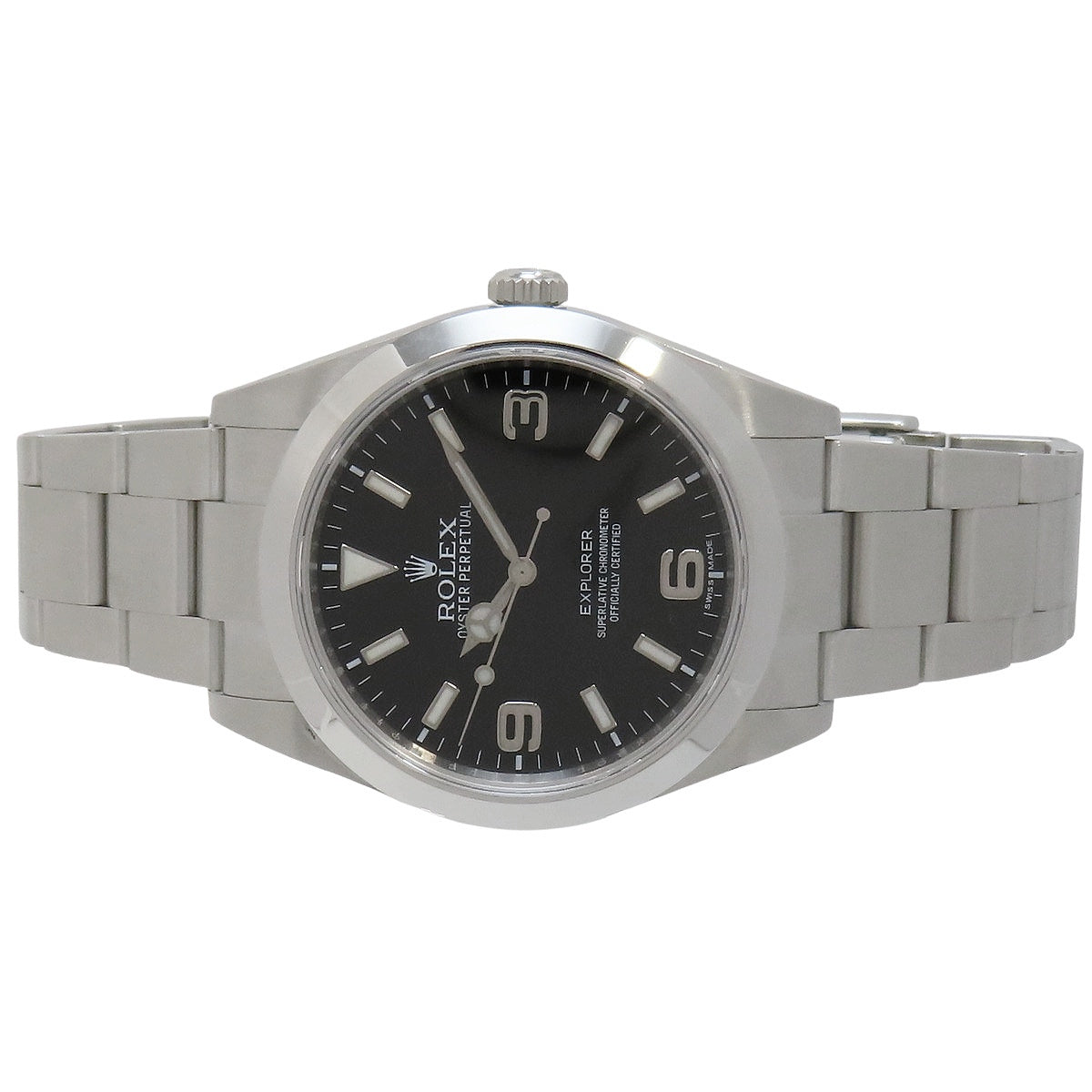 Explorer 1 214270 SS 随机编号黑色自动男士腕表