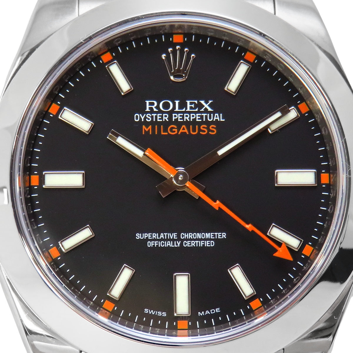 Milgauss 116400 SS 随机编号黑色自动男士腕表