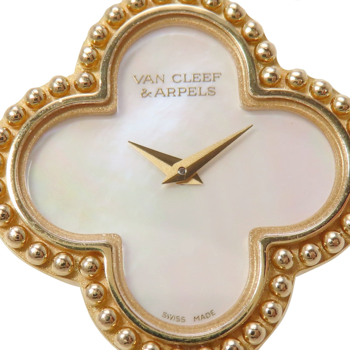 Alhambra 136674 YG White Shell Dial Quartz Women's