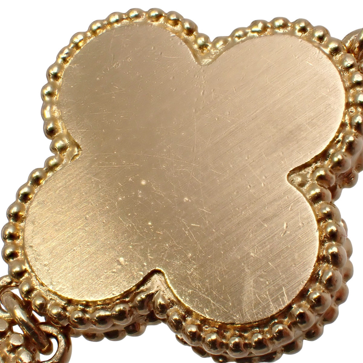 Alhambra 136674 YG White Shell Dial Quartz Women's