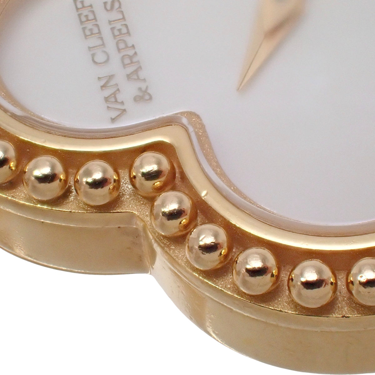 Alhambra 136674 YG White Shell Dial Quartz Women's