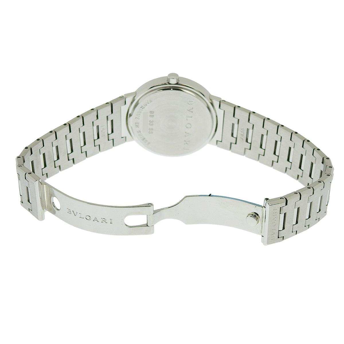 ブルガリ ブルガリ BB33SS SS ブラック クオーツ ユニセックス