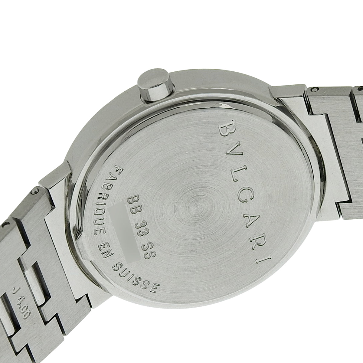 ブルガリ ブルガリ BB33SS SS ブラック クオーツ ユニセックス