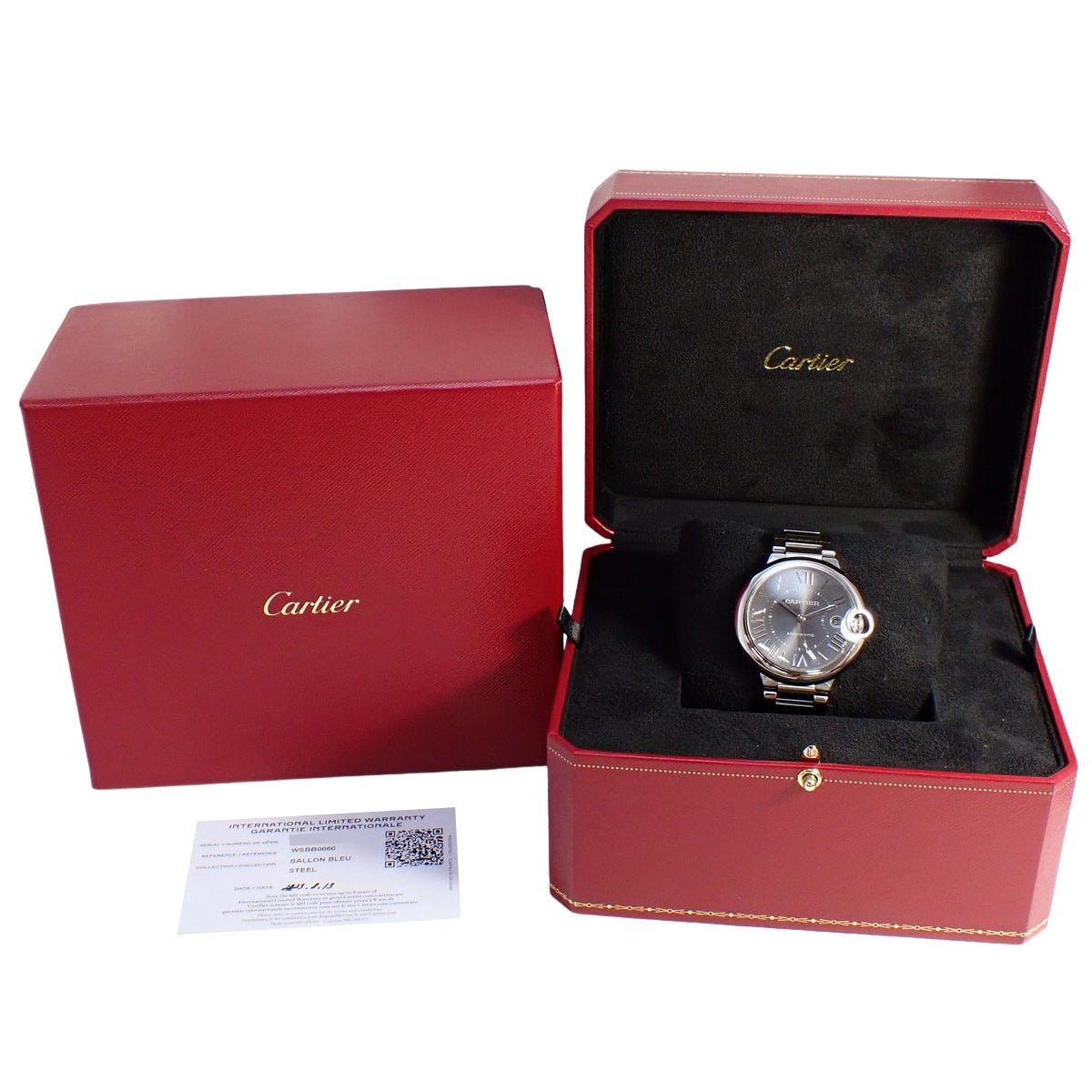 バロンブルー40 WSBB0060 SS ダークグレー 自動巻き メンズ