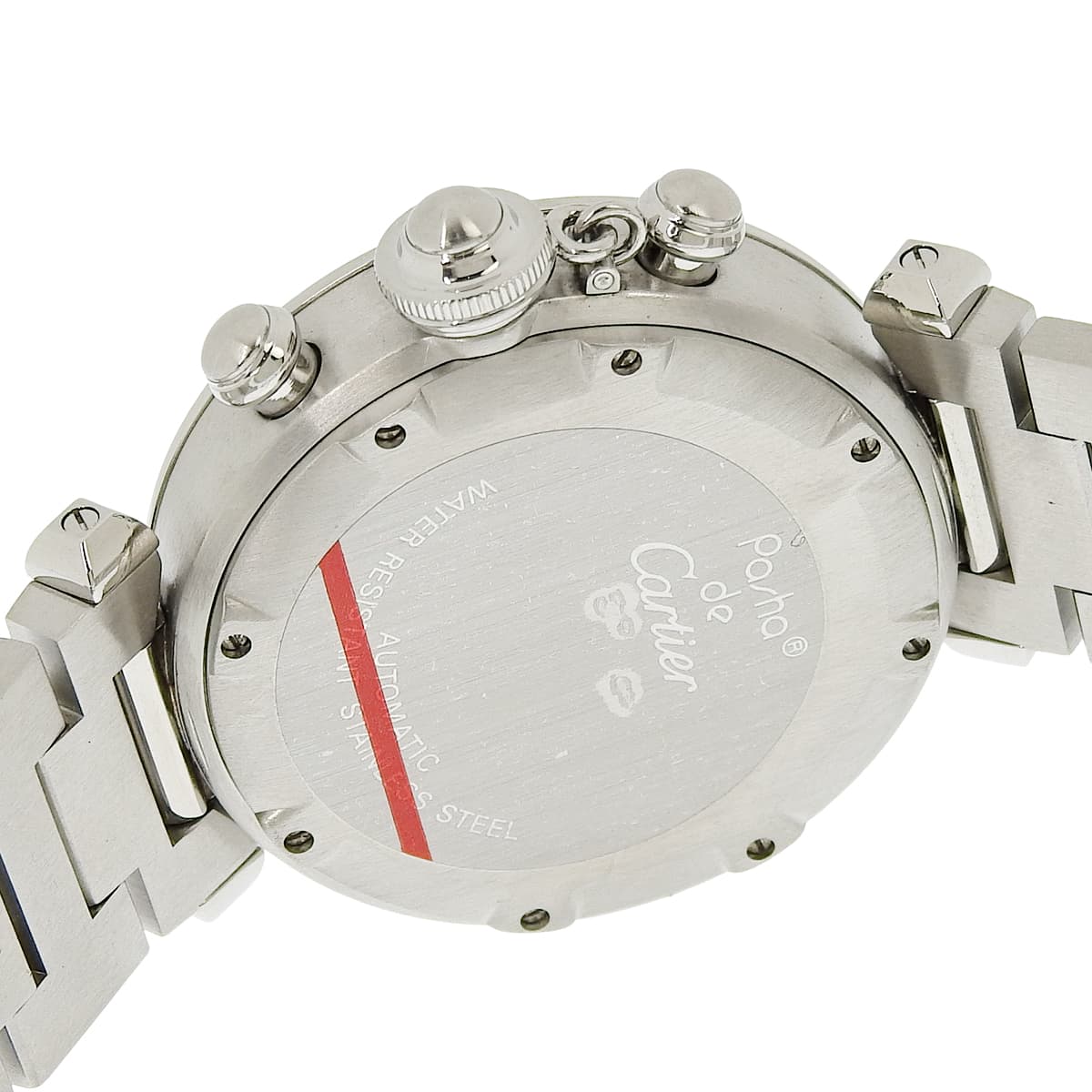 Pasha C Chronograph W31048M7 Stainless Steel Silver Automatic Men's