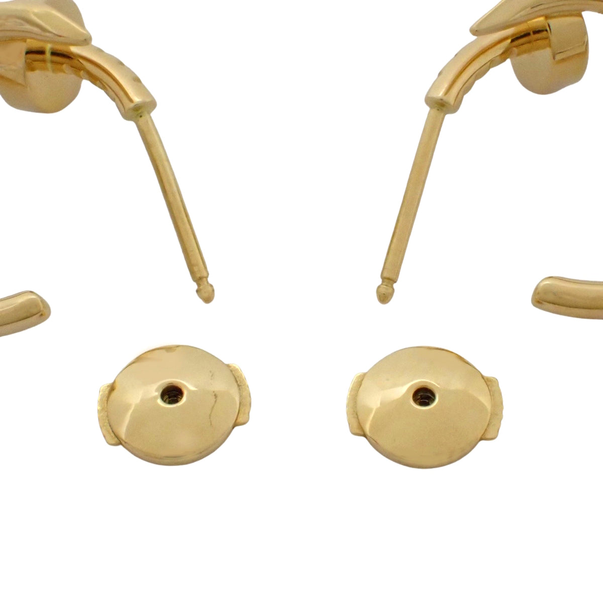 Juste un Clou Hoop Earrings, Small Model, 18K Yellow Gold, 5.2g