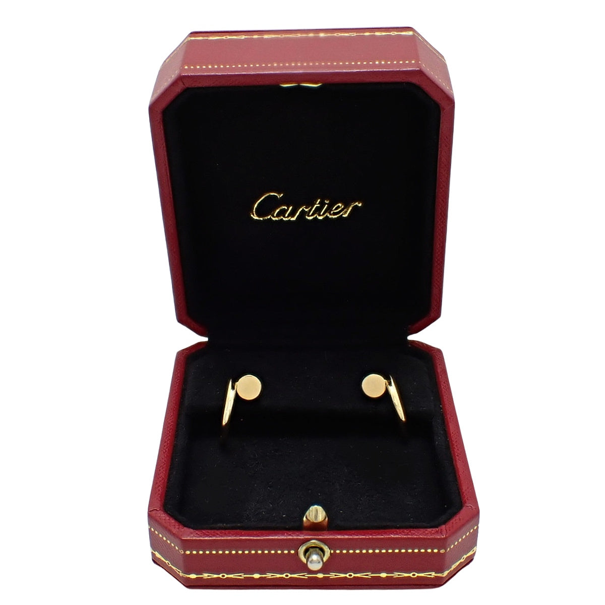 Juste un Clou Hoop Earrings, Small Model, 18K Yellow Gold, 5.2g