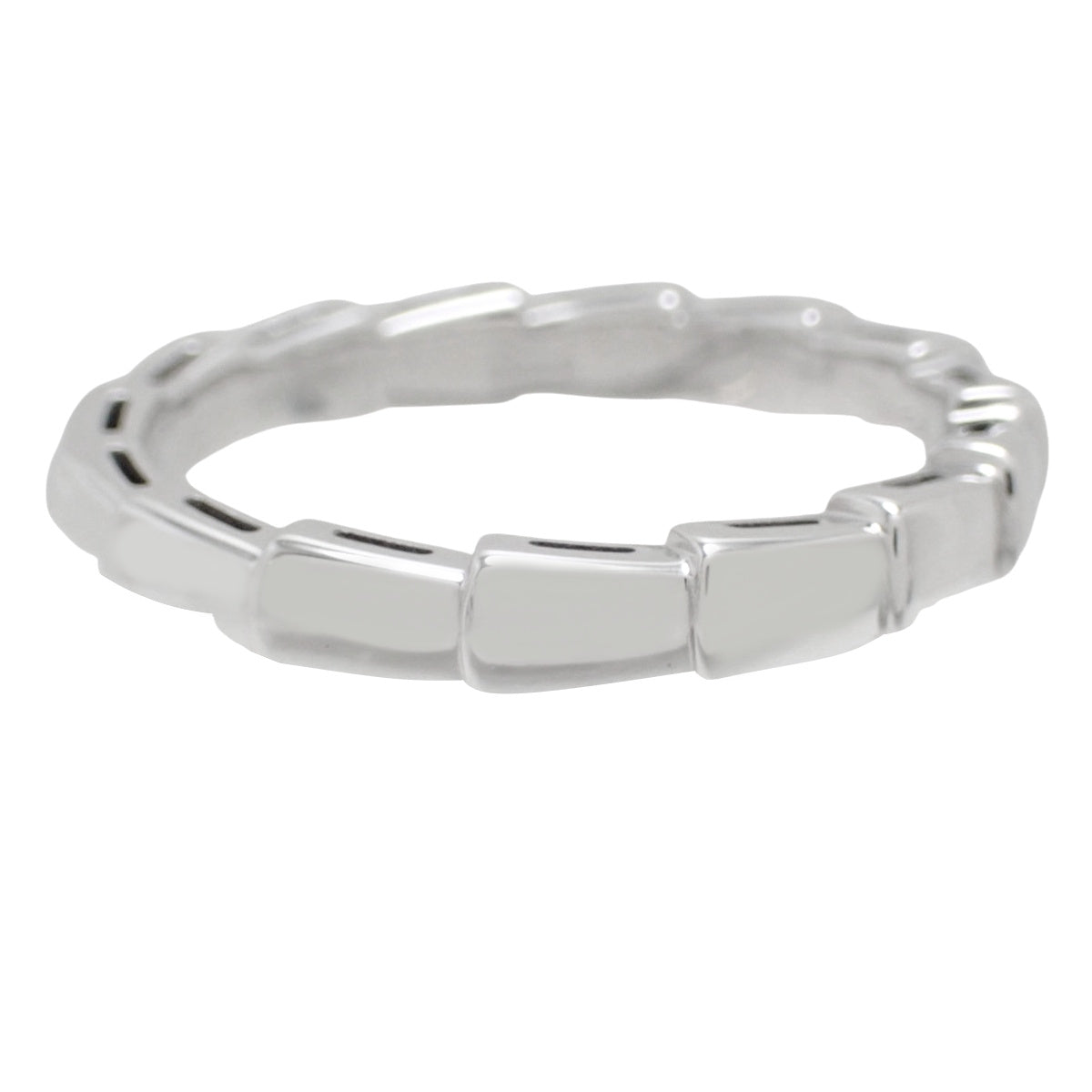 Serpenti Viper戒指,18K白金,5.0克