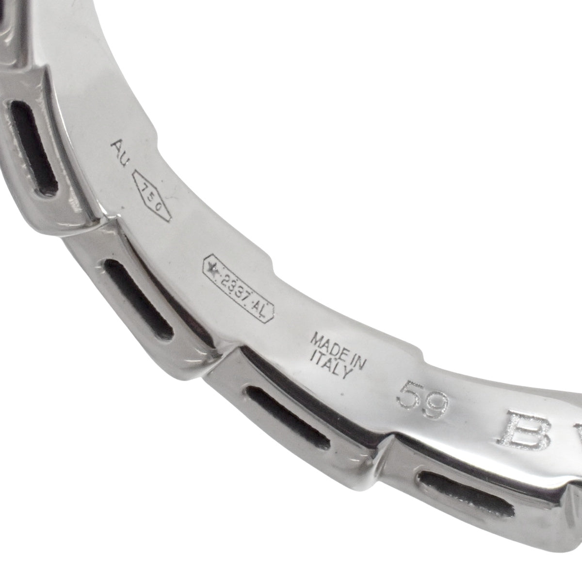 Serpenti Viper戒指,18K白金,5.0克