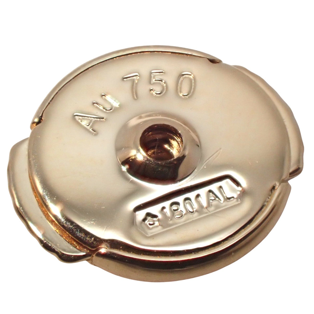 Juste un Clou 圈形耳环,大号,密钉,18K 金