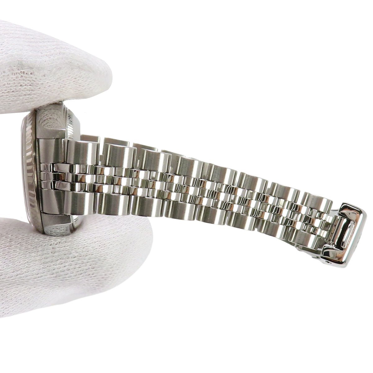 Datejust 79174NR White Gold/Stainless Steel, F-number, Black Shell, Roman Dial, Black, Automatic, Women's