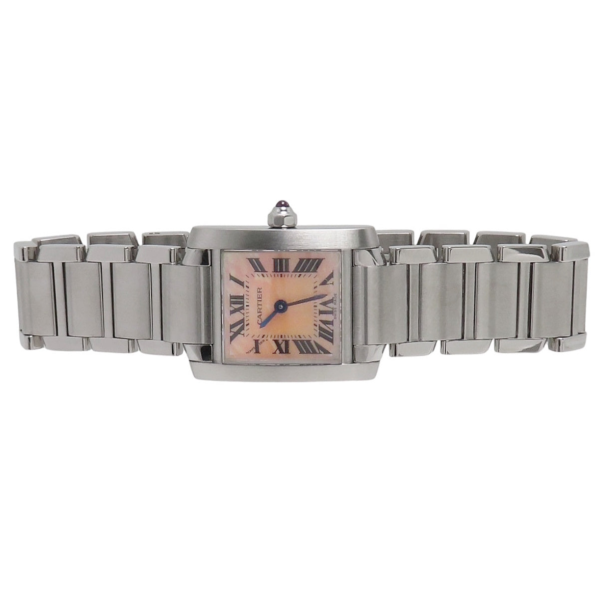 タンクフランセーズSM W51028Q3 SS ピンクシェル文字盤 ピンク クオーツ レディース