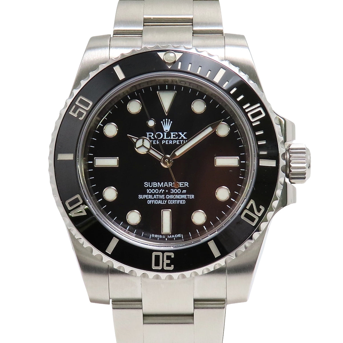 サブマリーナー 114060 SS ランダム番 ブラック 自動巻き メンズ