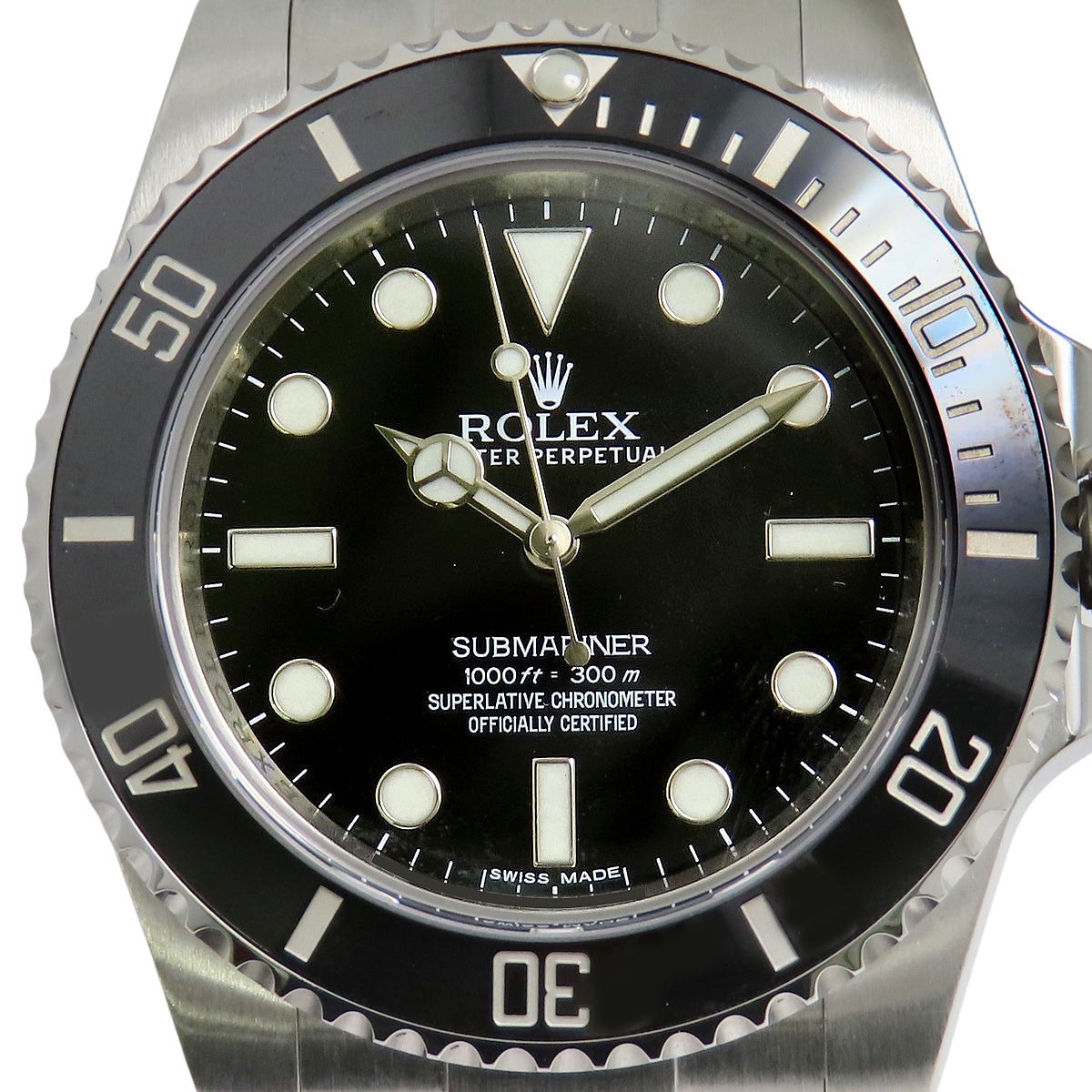 Submariner 114060 SS Random Number Black Automatic Men's
