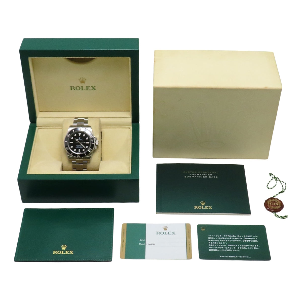 Submariner 114060 SS Random Number Black Automatic Men's