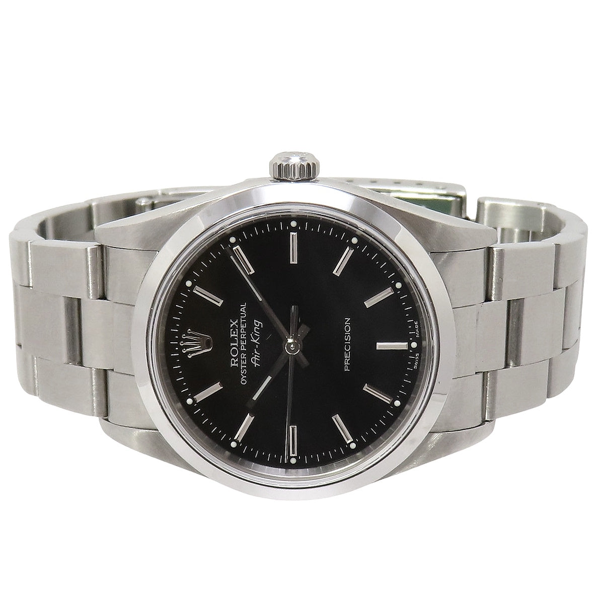 Air King 14000 SS A-number Black Automatic Men's