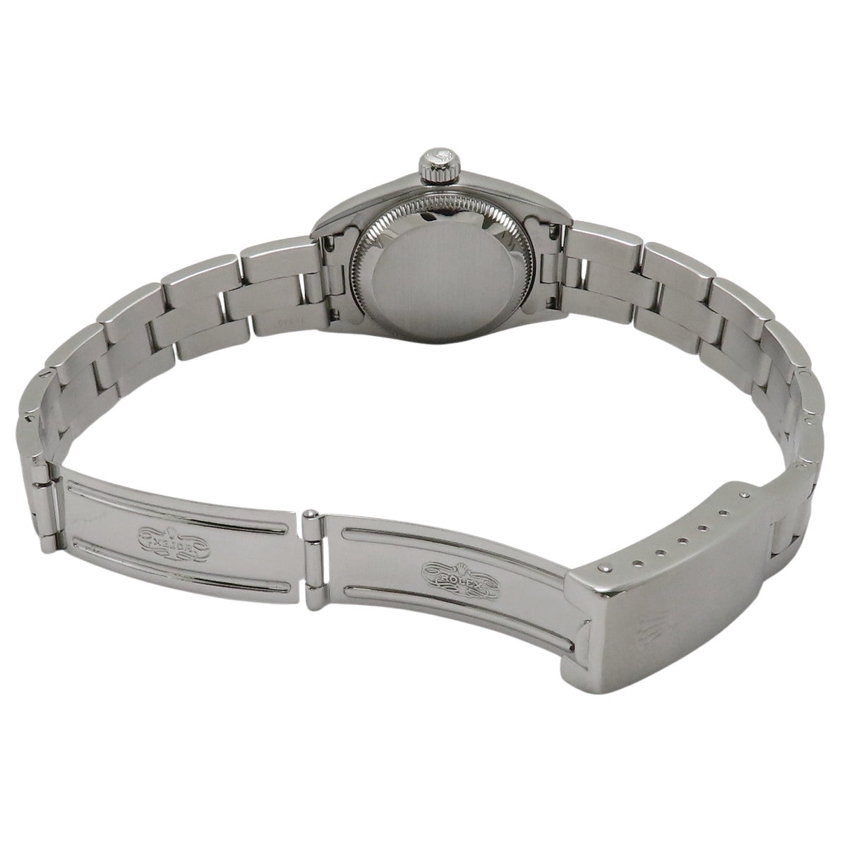 オイスターパーペチュアル 67180 SS U番 ネイビー 自動巻き レディース