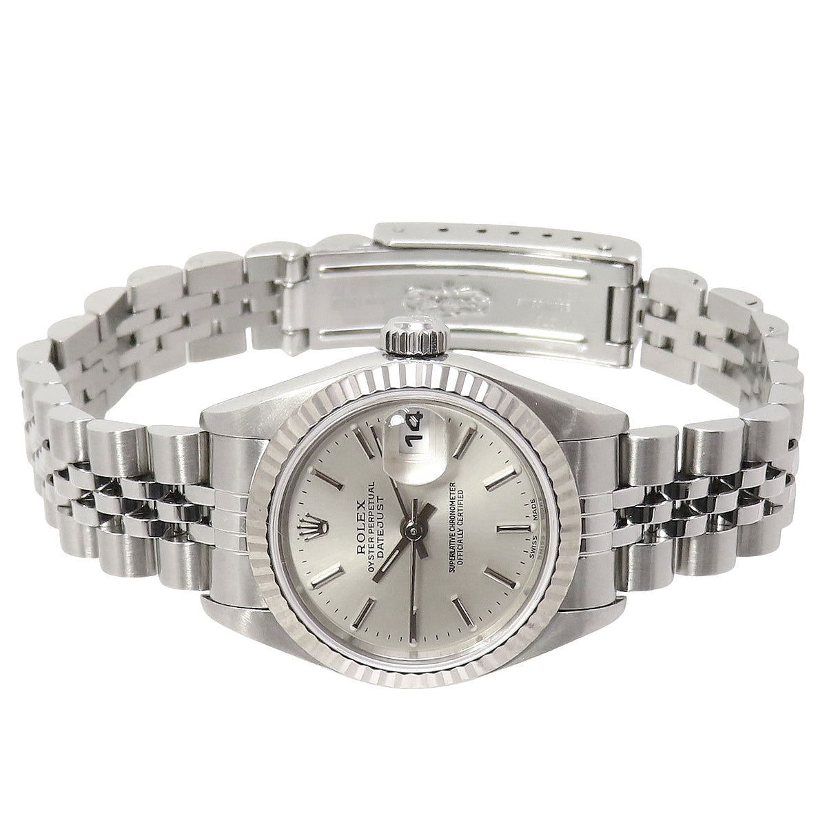 Datejust 79174 White Gold/Stainless Steel P-number Silver Automatic Women's Watch