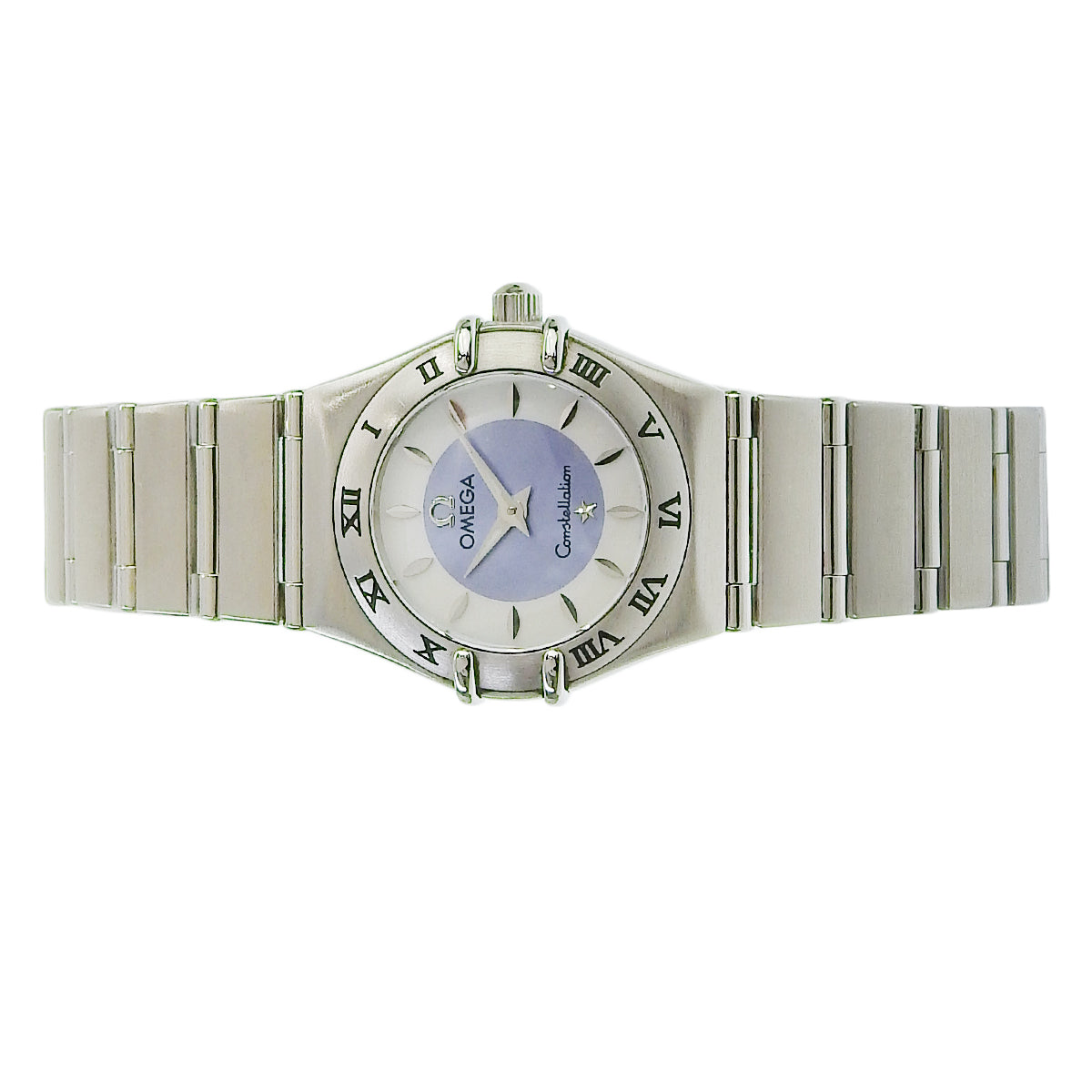 コンステレーション ミニ 1562.84 シェル文字盤 ブルー クオーツ レディース