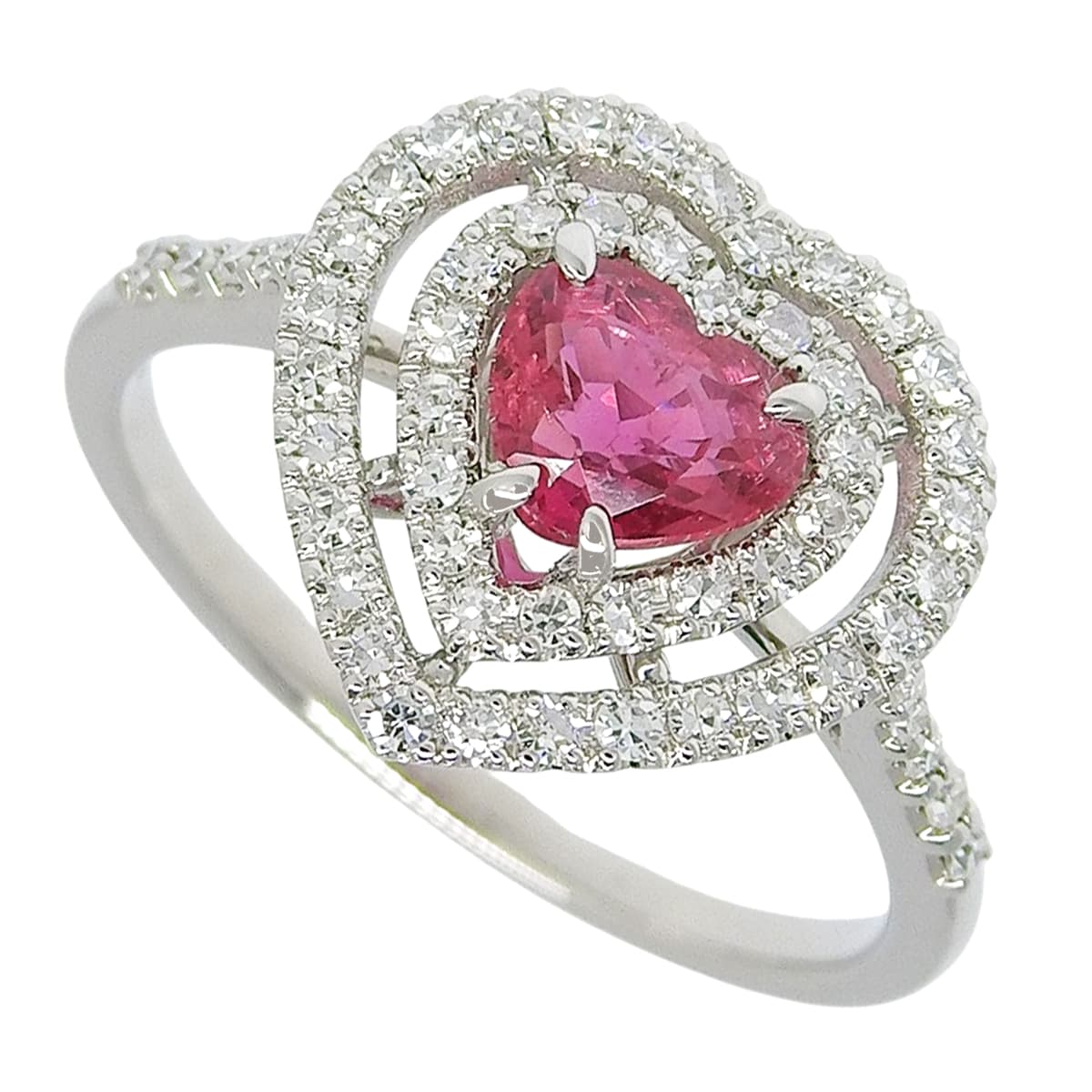 ハートルビーリング R0.84/D0.34 プラチナ Pt900 3.7g