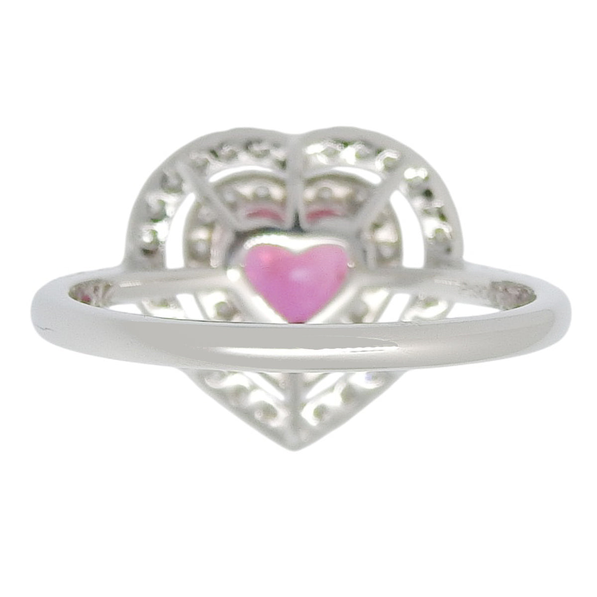 ハートルビーリング R0.84/D0.34 プラチナ Pt900 3.7g