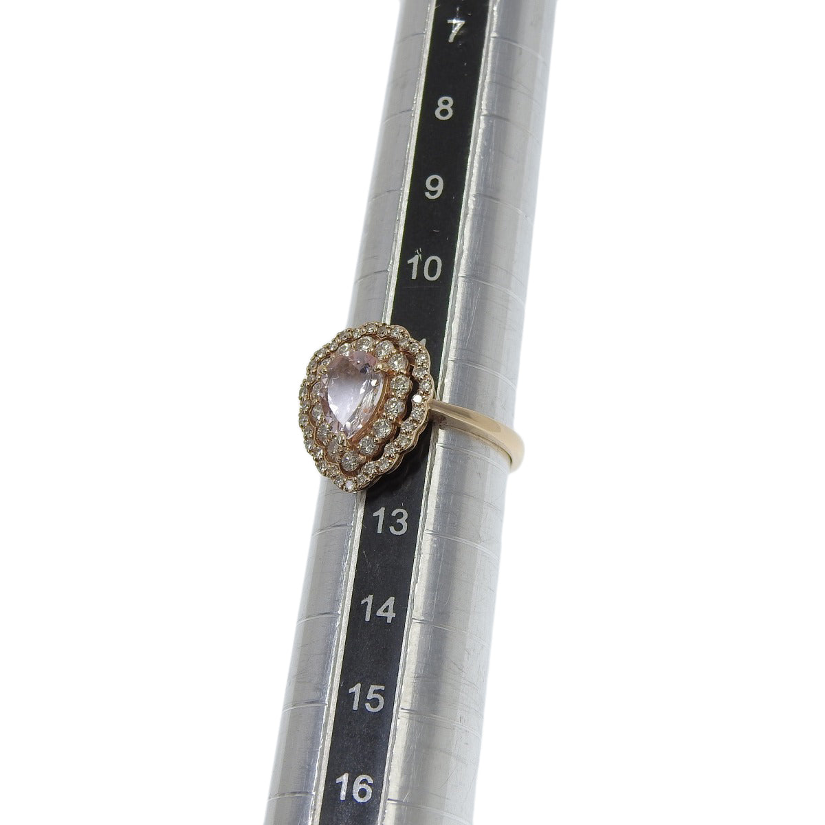 モルガナイト リング M0.90/D0.52 ピンクゴールド K18PG 3.9g