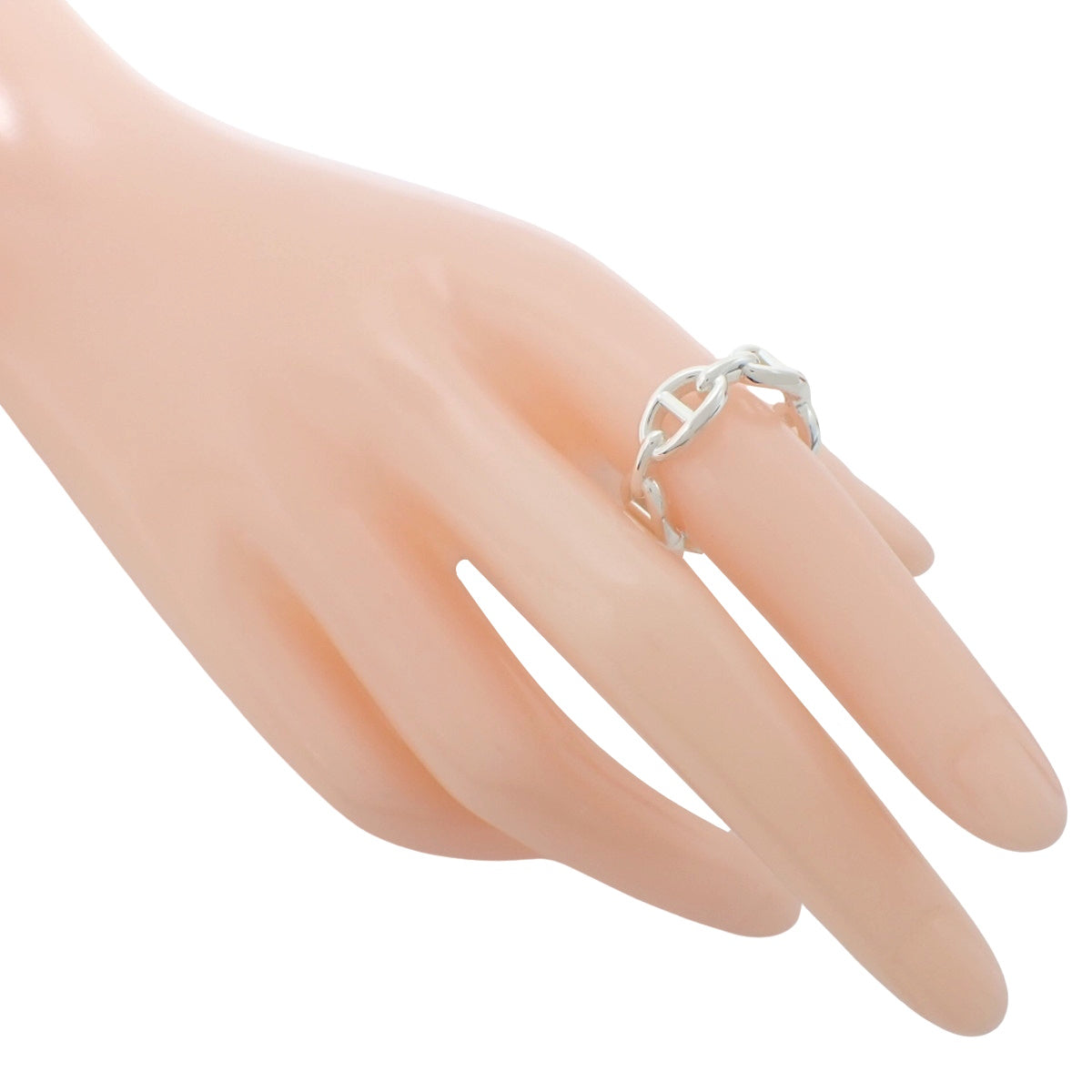 Chaine d'Ancre Enchainee Ring PM Silver SV925