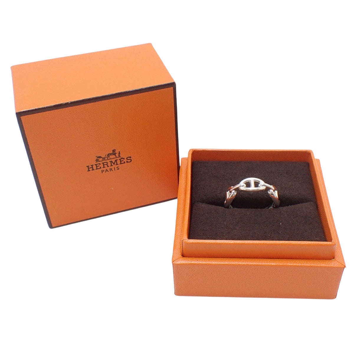 Chaine d'Ancre Enchainee Ring PM Silver SV925