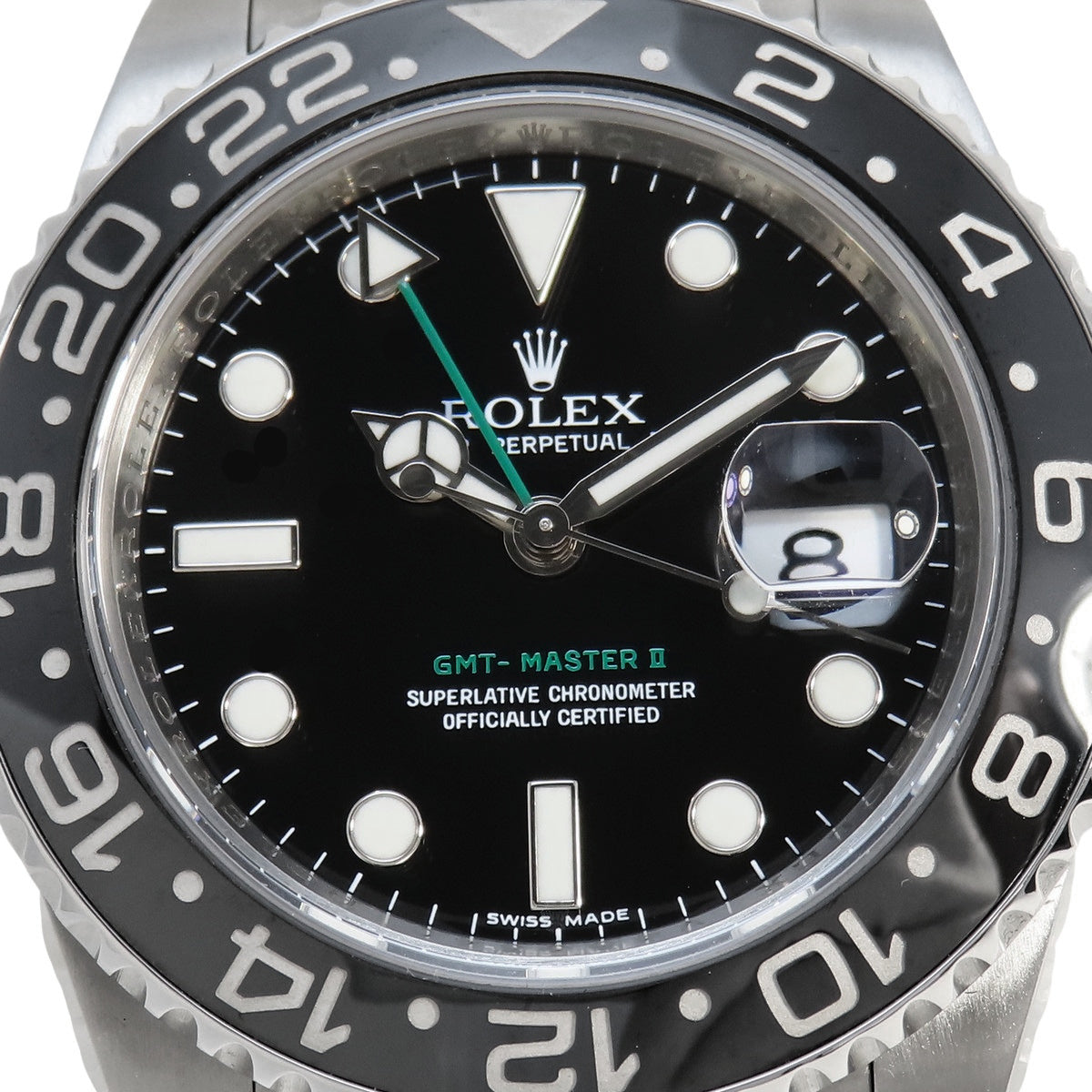 GMTマスター2 116710LN SS V番 ブラック 自動巻き メンズ