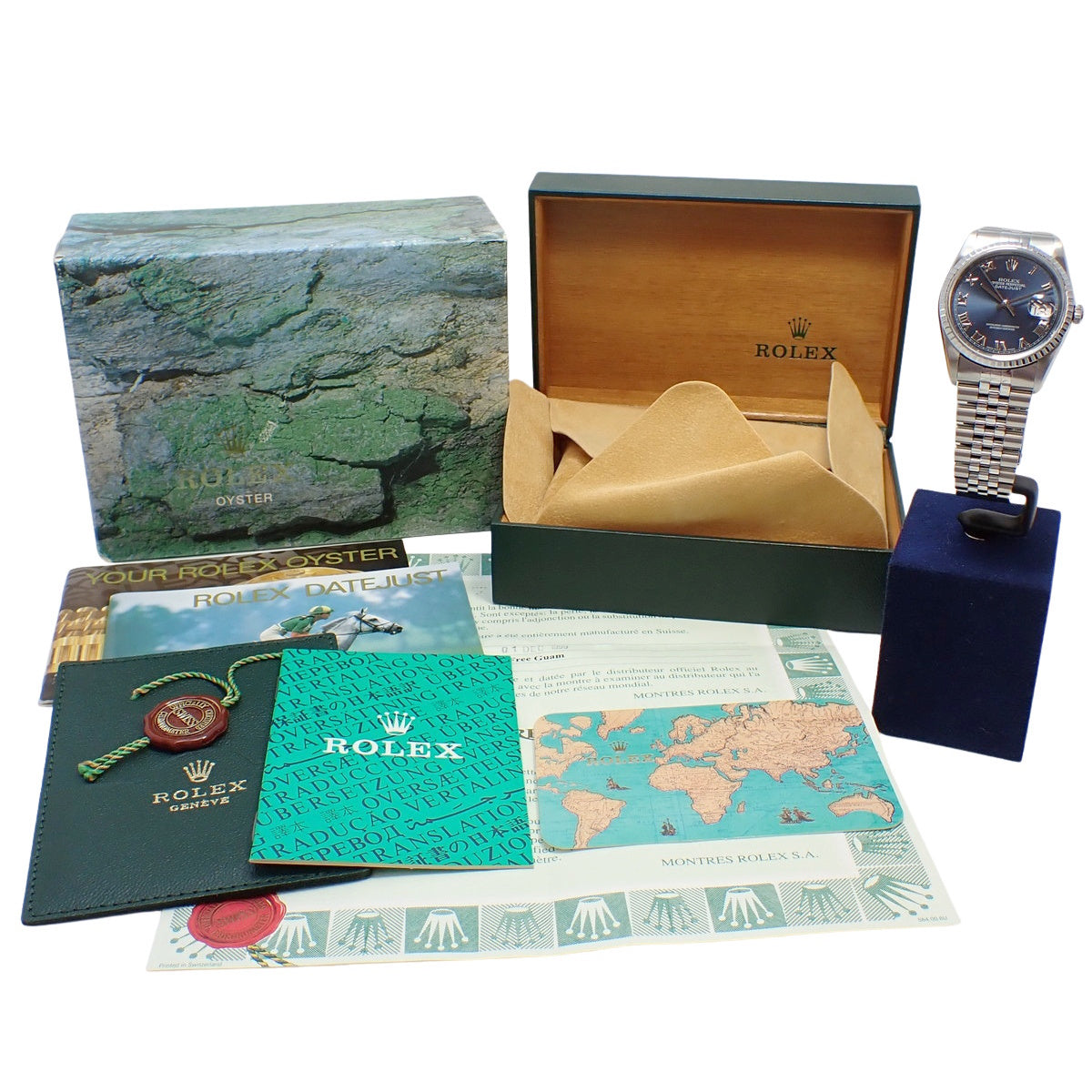 Datejust 16220 SS A-number Blue Automatic Men's