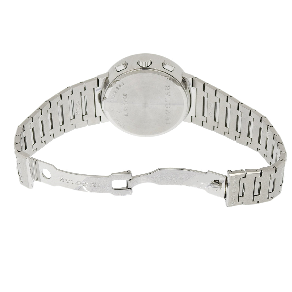 宝格丽 (Bvlgari) BB38SSCH 不锈钢黑色自动男士计时腕表