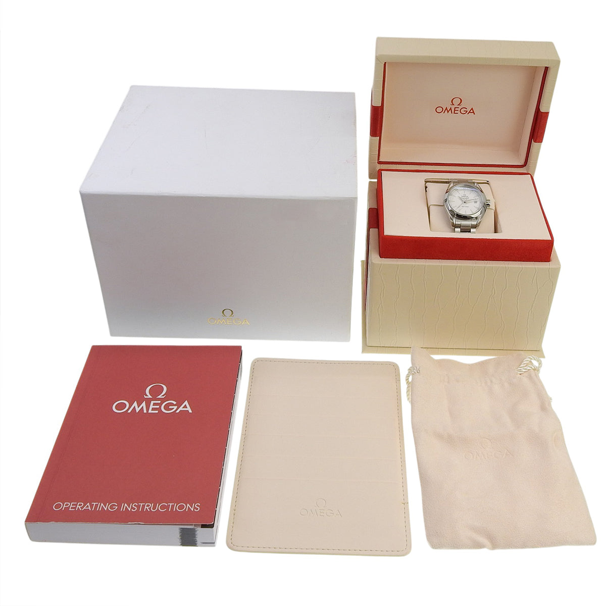 シーマスター アクアテラ 231.10.30.60.02.001 SS シルバー クオーツ レディース