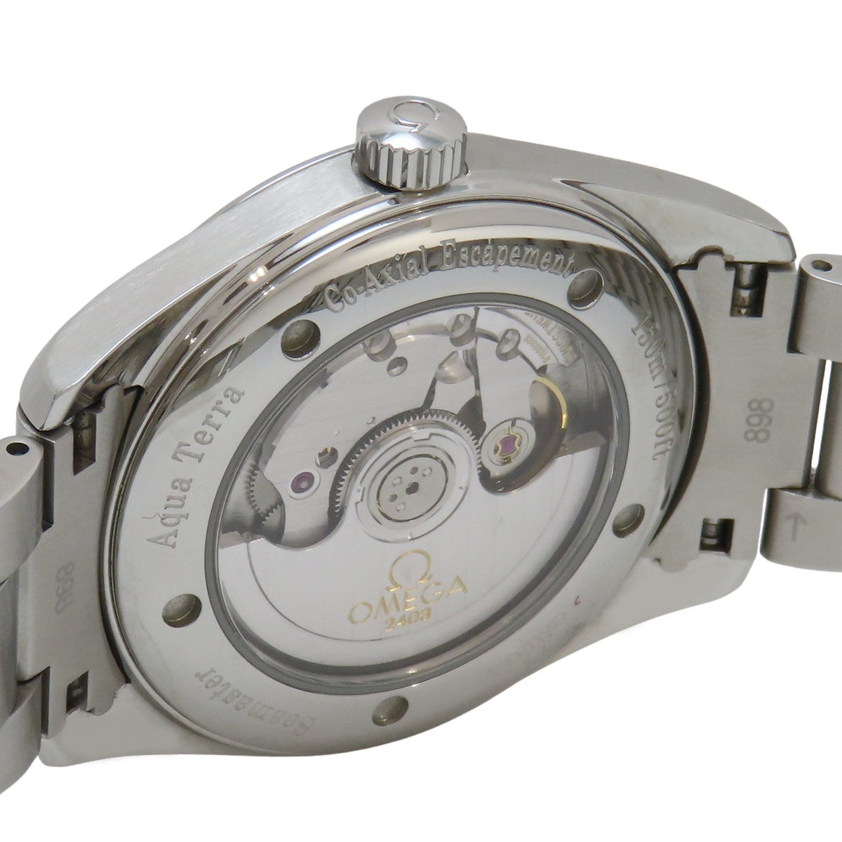 シーマスター アクアテラ レイルマスター 2503.52 SS ブラック 自動巻き メンズ