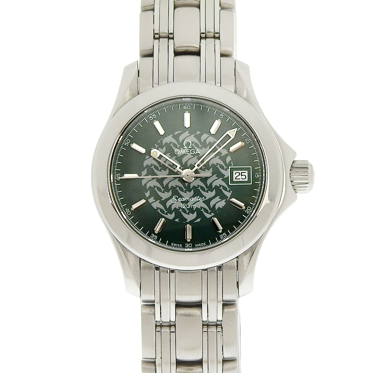 海马120 Jacques Mayol 1998 2586.70 精钢绿石英女表