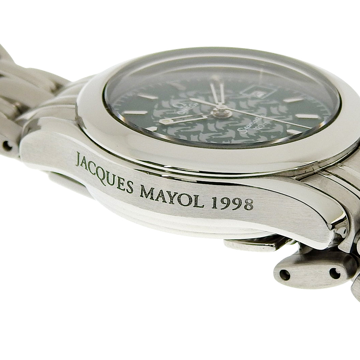 Seamaster 120 Jacques Mayol 1998 2586.70 SS Green Quartz Ladies