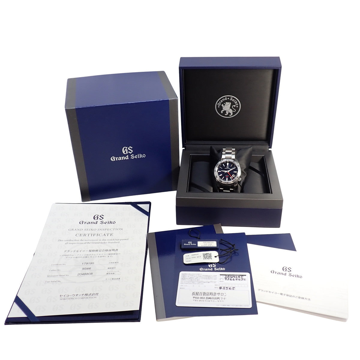 运动系列 SBGM245 SS 海军蓝自动男士腕表