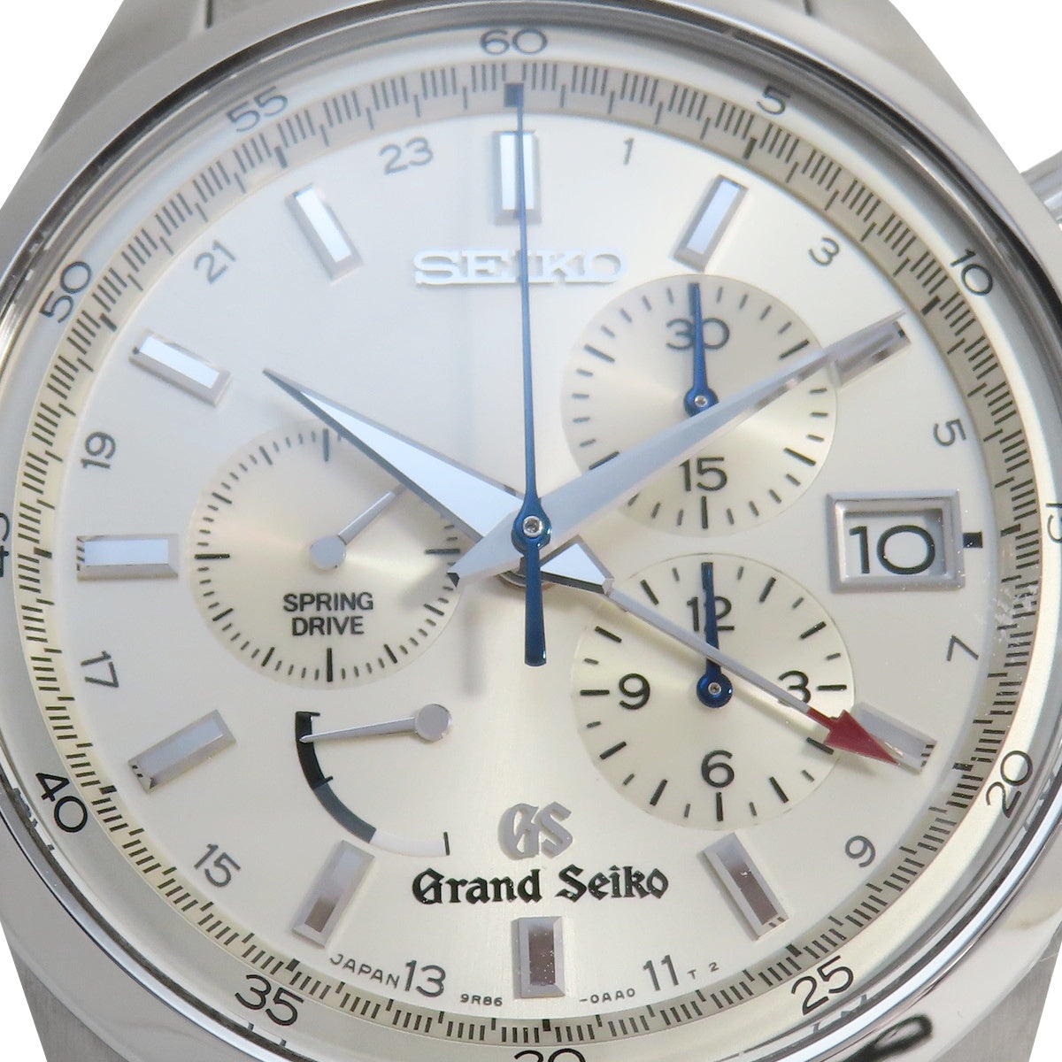 Spring Drive Chronograph GMT SBGC001 SS 银色 男士腕表