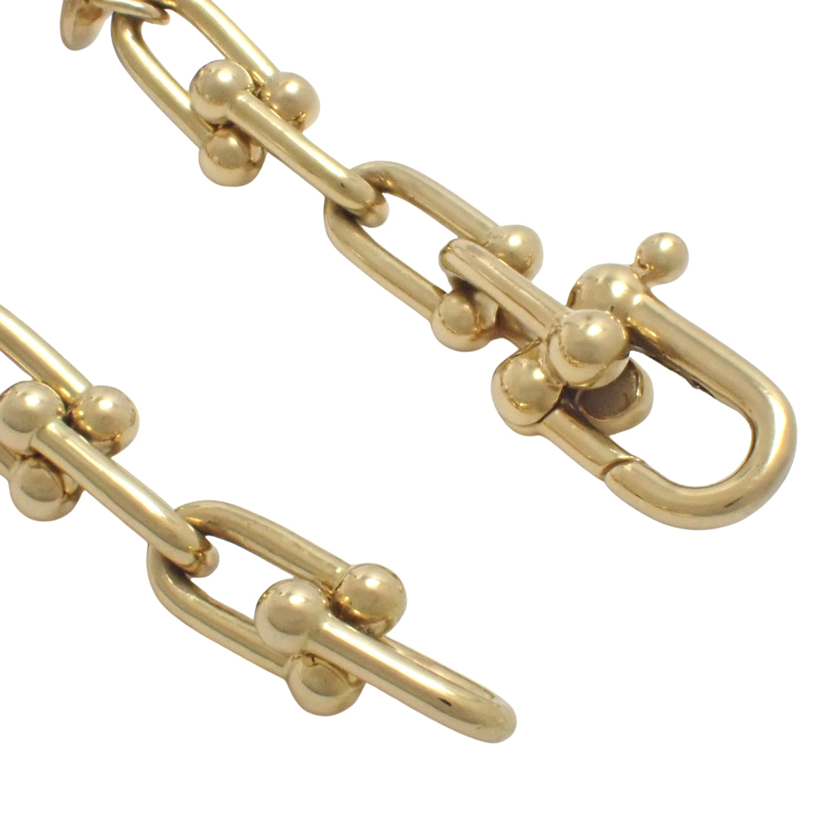 Link Bracelet, Pearl, Yellow Gold, K18YG, 18.8g