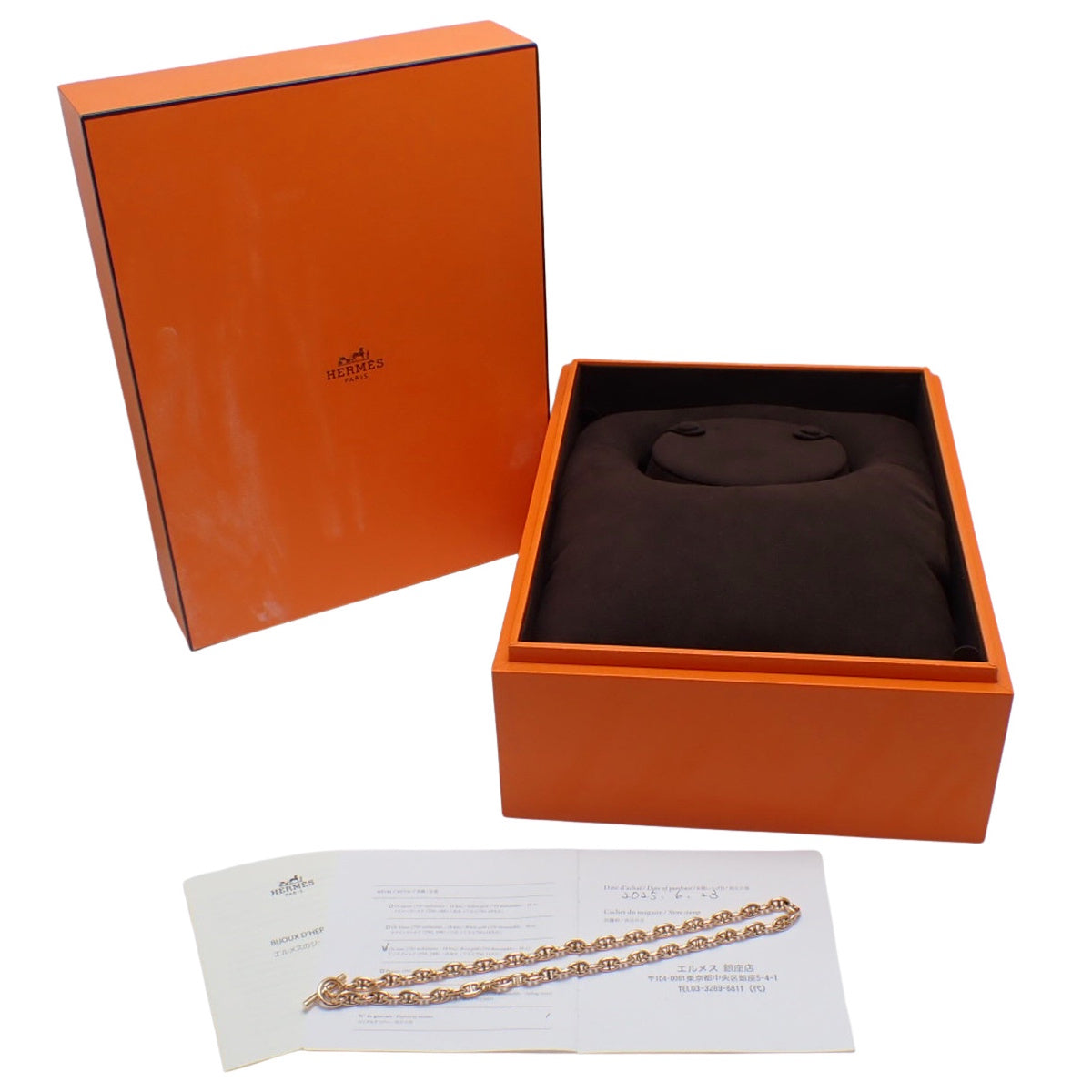 シェーヌダンクルTPM ネックレス ピンクゴールド K18PG 62コマ