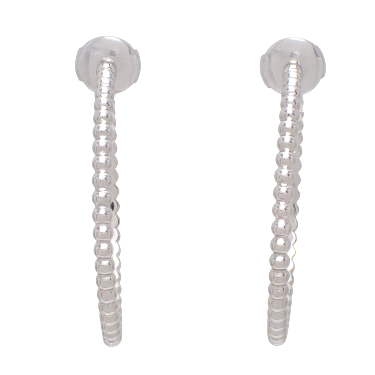 Perle 金珍珠耳环,小号,18K 白金,9.1克