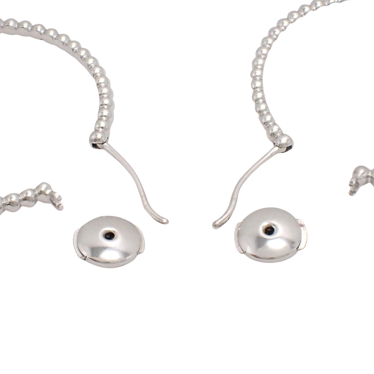 ペルレ ゴールドパール フープピアス スモールモデル ホワイトゴールド K18WG 9.1g