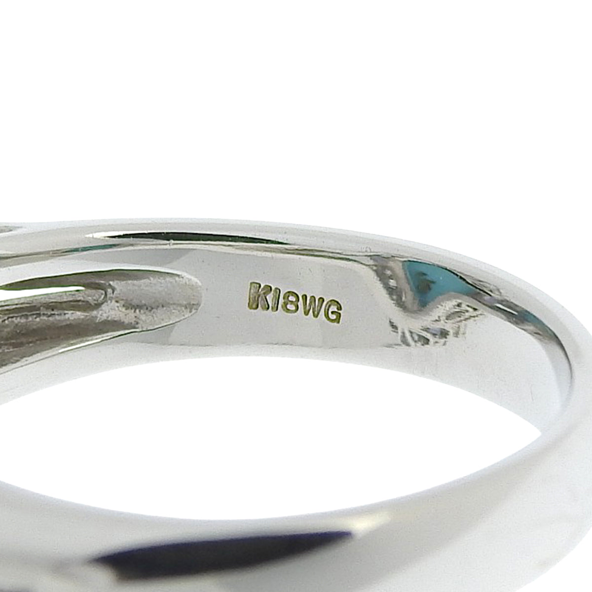 Turquoise Ring TQ8.62 White Gold K18WG 11.0g