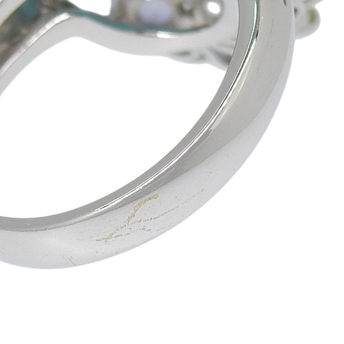 Turquoise Ring TQ8.62 White Gold K18WG 11.0g