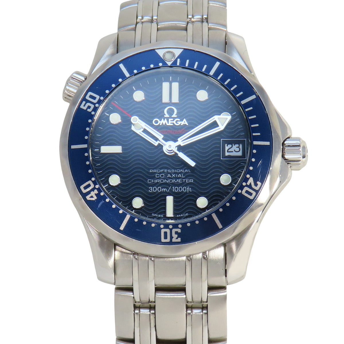 シーマスター ダイバー 300M 2222.80 SS ネイビー 自動巻き ユニセックス