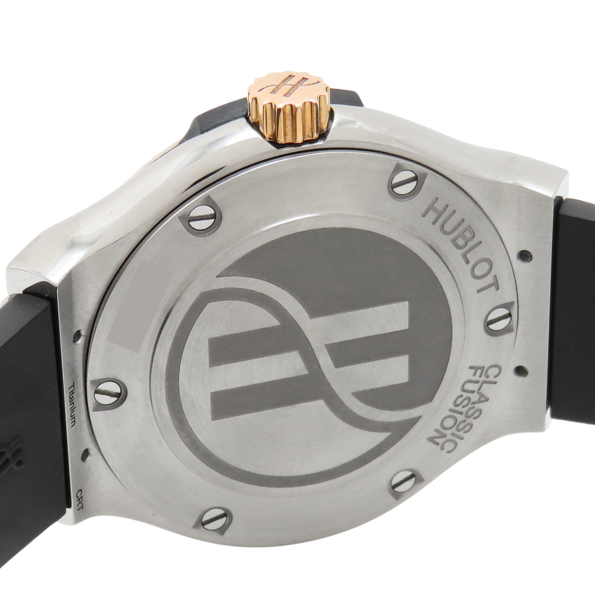 クラシックフュージョン チタニウム キングゴールド 581.NO.1181.RX TI/PG/ラバー ブラック クオーツ レディース