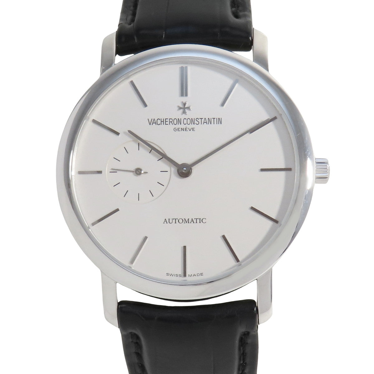 パトリモニー 87170/000G-9237 WG/革 ホワイト 自動巻き メンズ