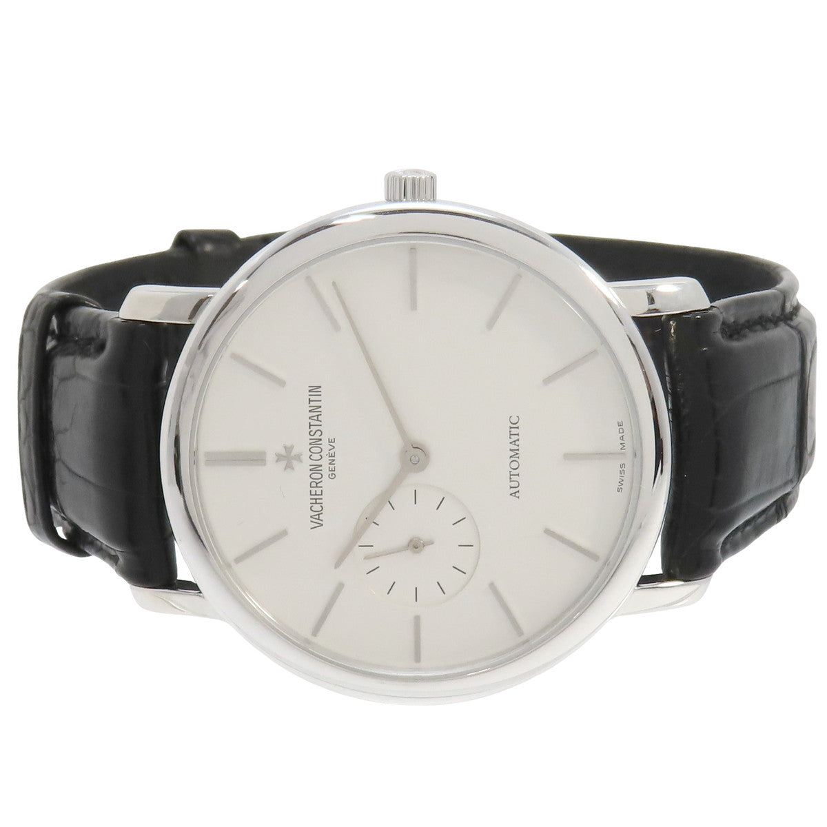 パトリモニー 87170/000G-9237 WG/革 ホワイト 自動巻き メンズ