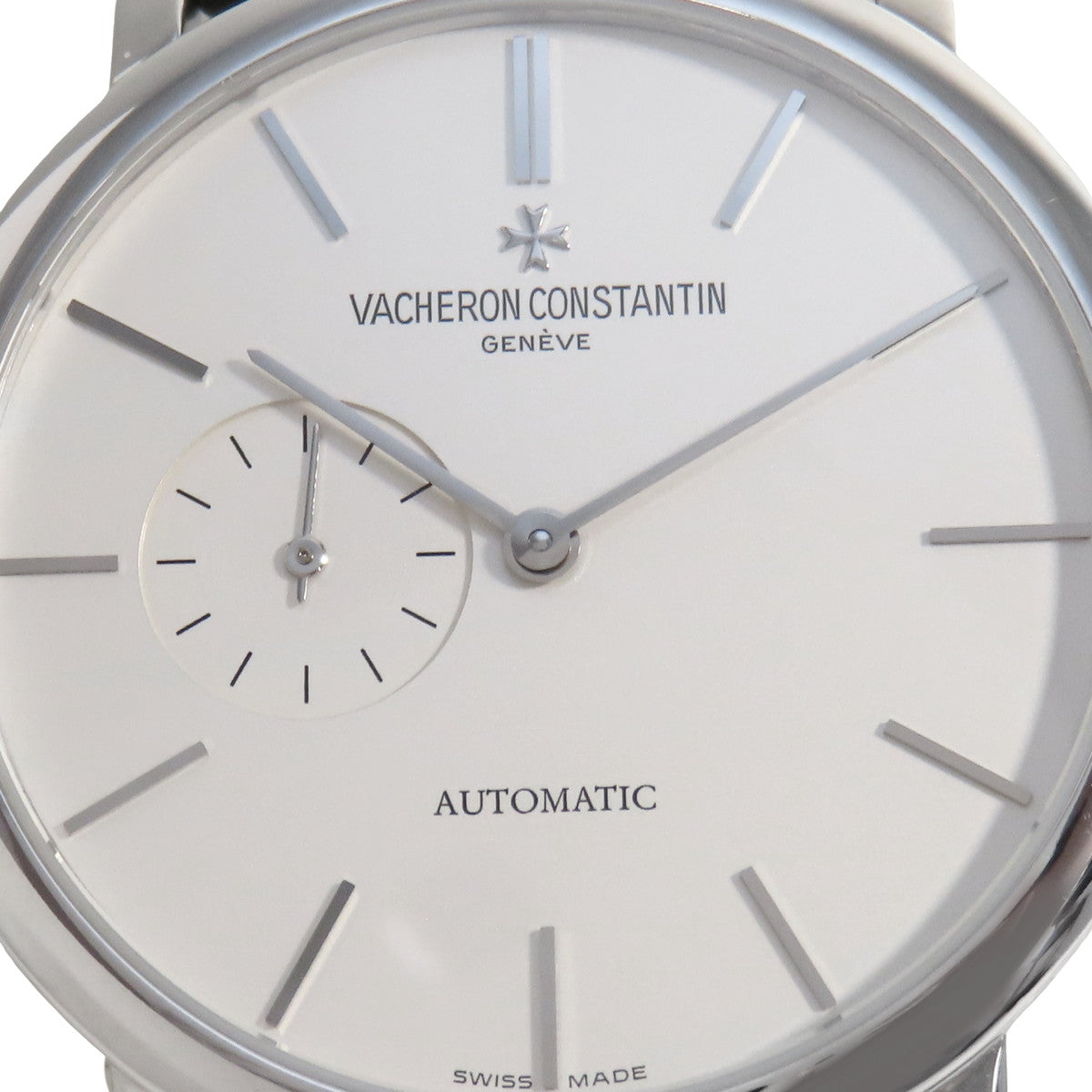 Patrimony 87170/000G-9237 White Gold/Leather Automatic Men's Watch