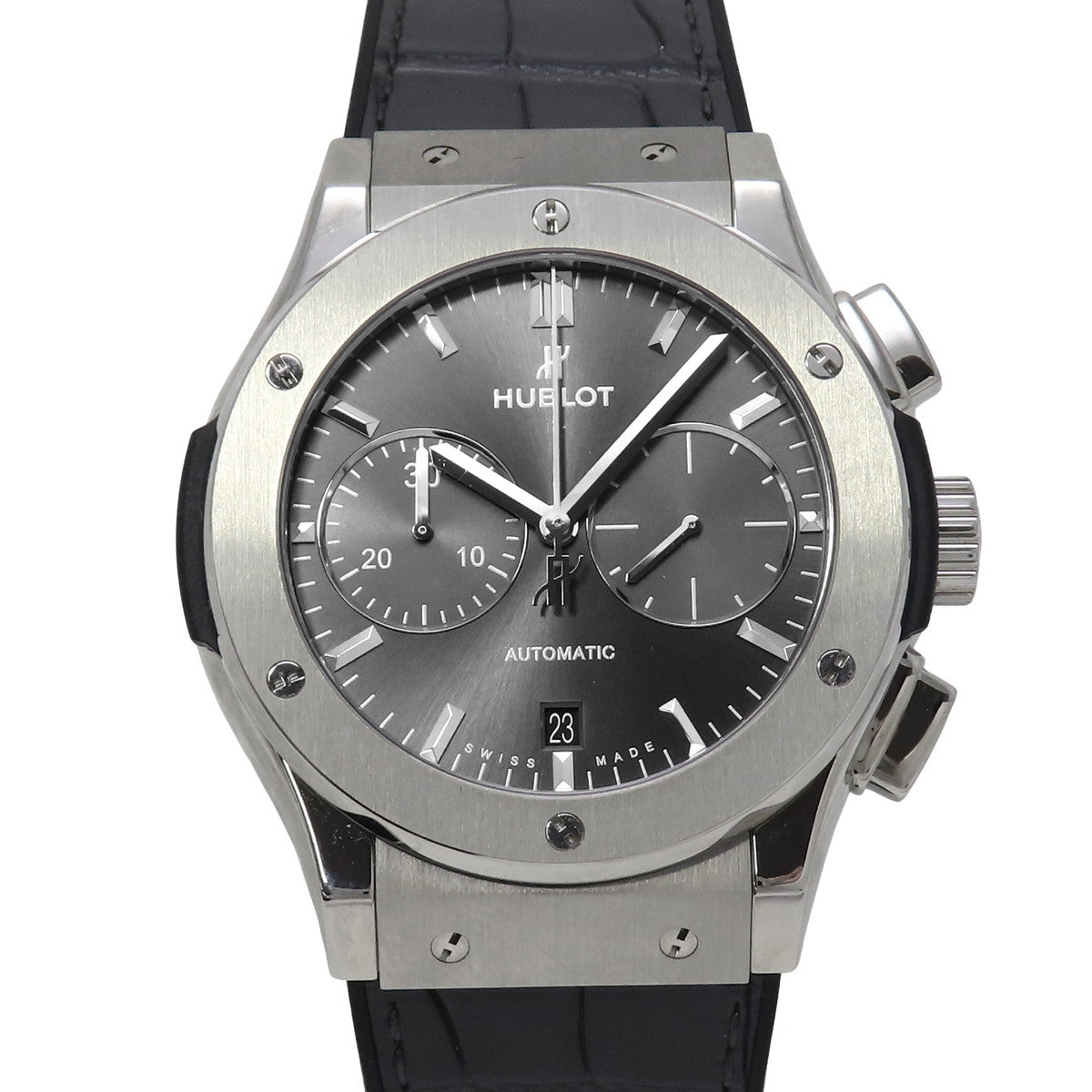 クラシック・フュージョン 521.NX.7071.RX TI/革/ラバー グレー 自動巻き メンズ