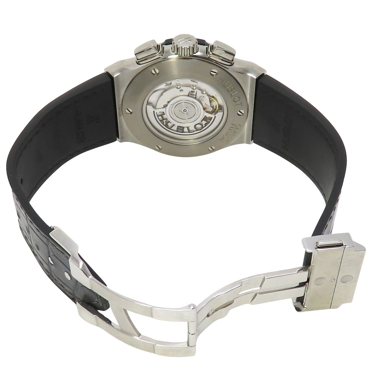 クラシック・フュージョン 521.NX.7071.RX TI/革/ラバー グレー 自動巻き メンズ